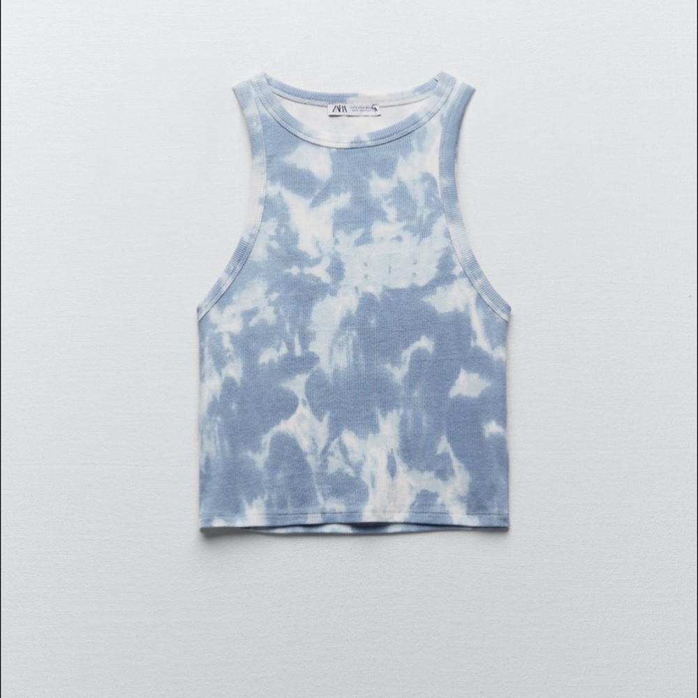 zara tie dye tank
